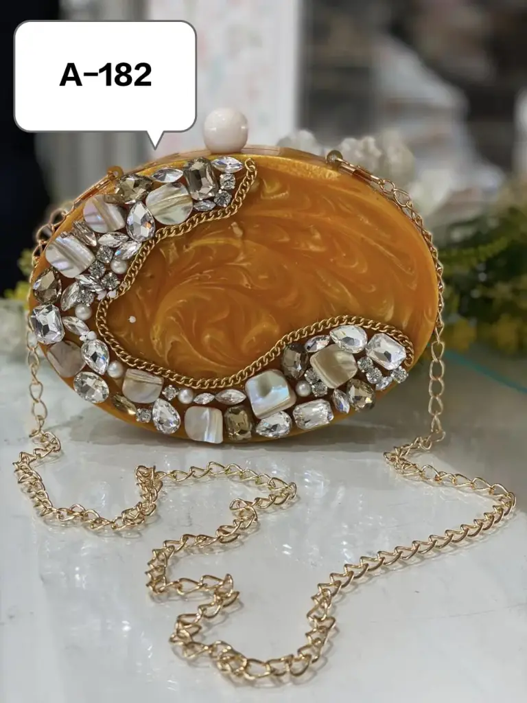 SIBY Saljut Orange Marble Effect Resin Handbags – Shop Now