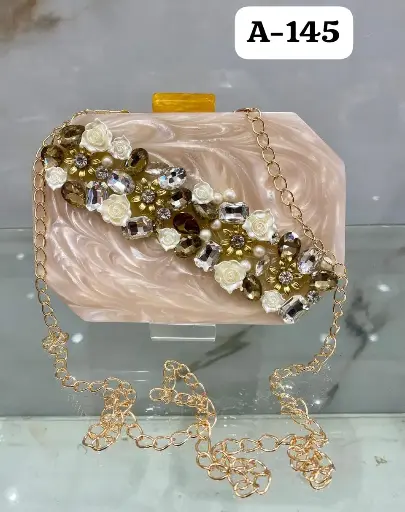 SIBY Saljut Marble Clutches Bombay Style