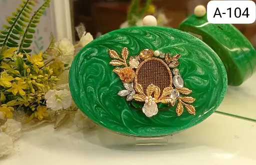 SIBY Saljut Green Marble Effect Resin Handbags – Shop Now