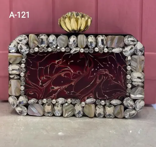 SIBY Saljut Shimmering Resin Purses—Make a Bold Statement