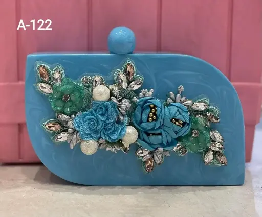 SIBY Saljut Blue Classy Marble Effect Resin Handbags – Shop Now